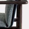 Sedia da pranzo Kumiki Blue Pattern e Canaletto noce