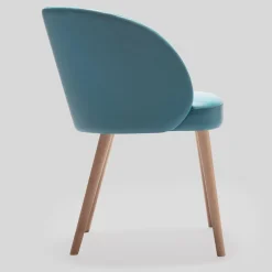 Sedia da pranzo Kyoto Light Blue di Balutto Associati
