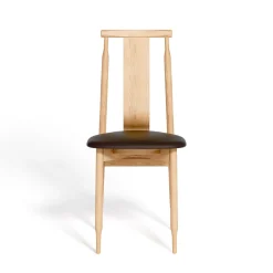 Sedia da pranzo Lierna in legno naturale di Achille e Pier Giacomo Castiglioni