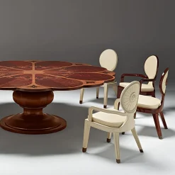 Sedia da pranzo Red Sun di Archer Humphryes Architects
