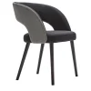 Sedia da pranzo Ring 2-Tone Gray di Balutto Associati