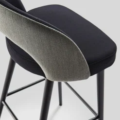 Sedia da pranzo Ring 2-Tone Gray di Balutto Associati