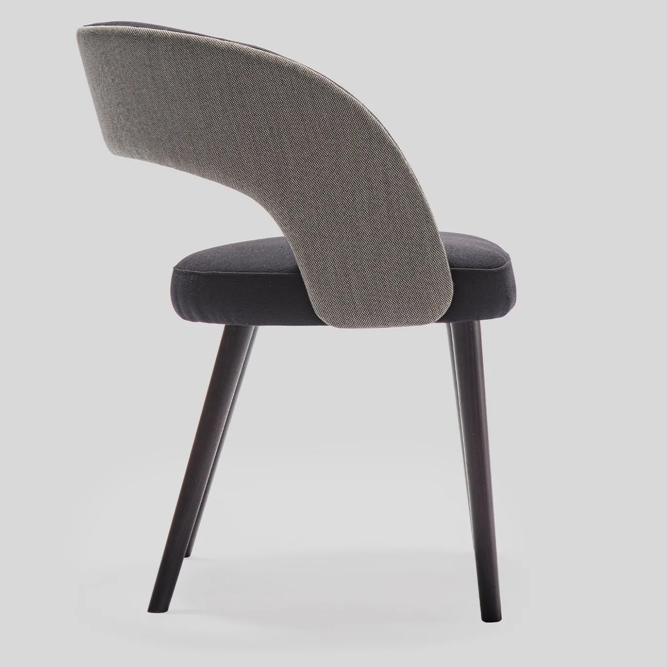 Sedia da pranzo Ring 2-Tone Gray di Balutto Associati