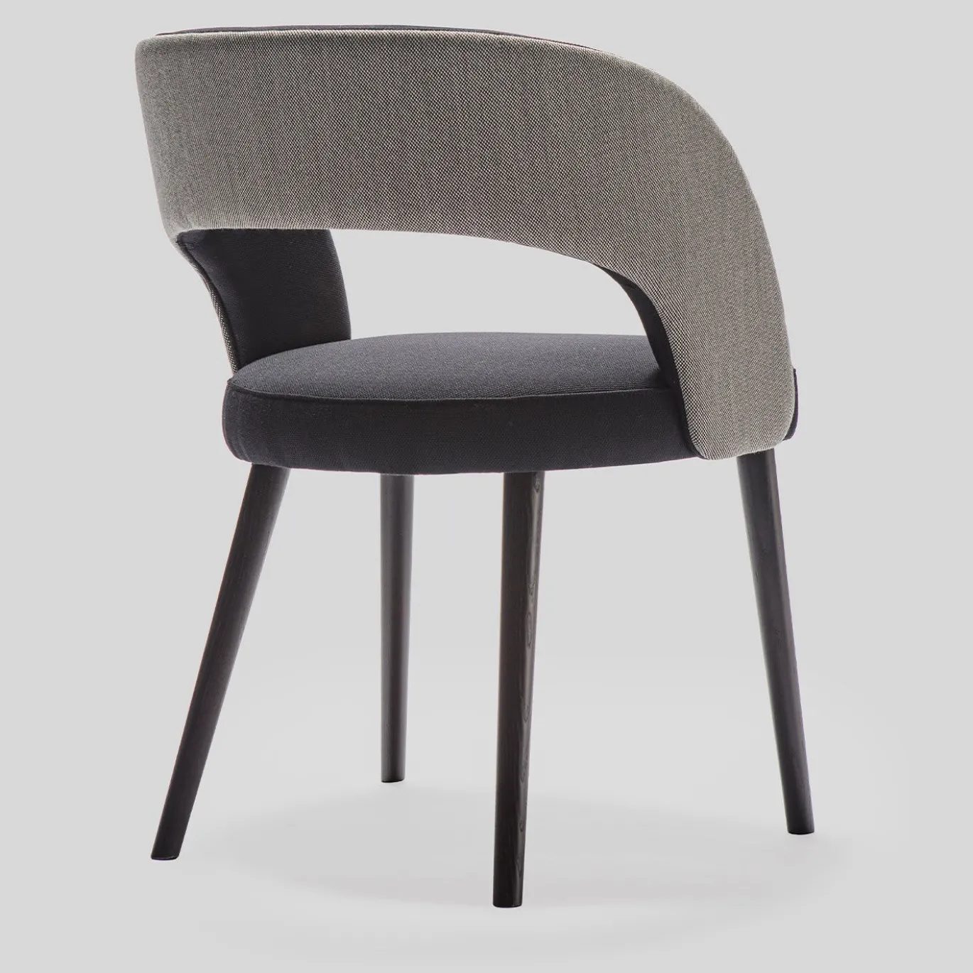 Sedia da pranzo Ring 2-Tone Gray di Balutto Associati
