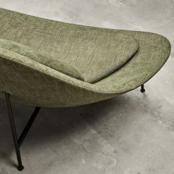 Sedia da salotto Bermuda verde oliva di Claesson Koivisto Rune