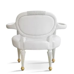 Sedia da salotto Charlie White
