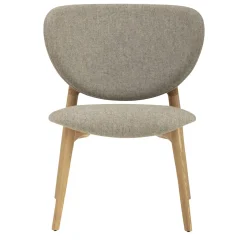 Sedia da salotto Fleuron 203 in frassino grigio e naturale di Constance Guisset