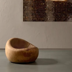Sedia da salotto in legno di cedro Maui di Terry Dwan