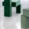 Sedia da salotto in mohair Pierre Frey verde Licitra