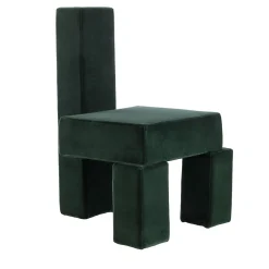 Sedia da salotto in mohair Pierre Frey verde Licitra