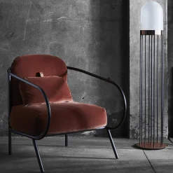 Sedia da salotto Minima Warm Rust by Denis Guidone