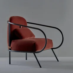 Sedia da salotto Minima Warm Rust by Denis Guidone