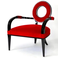 Sedia da salotto Selene Red di G. Ventura
