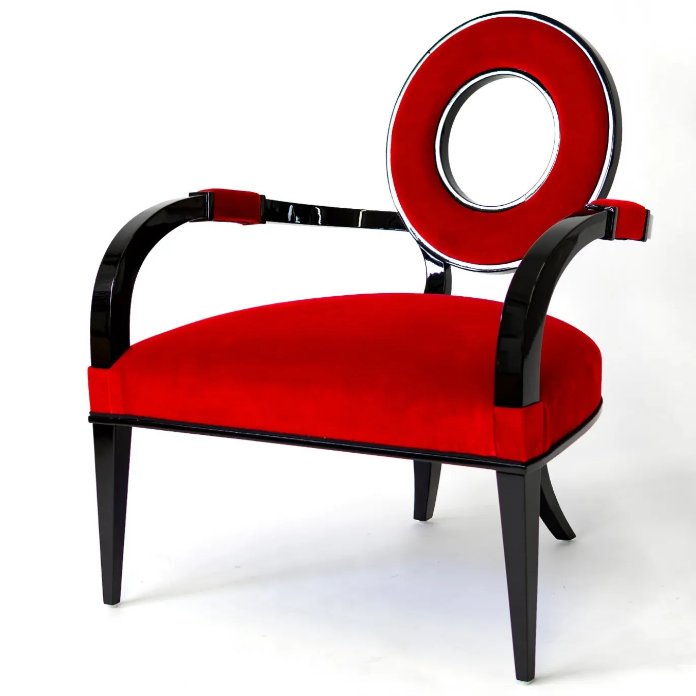 Sedia da salotto Selene Red di G. Ventura