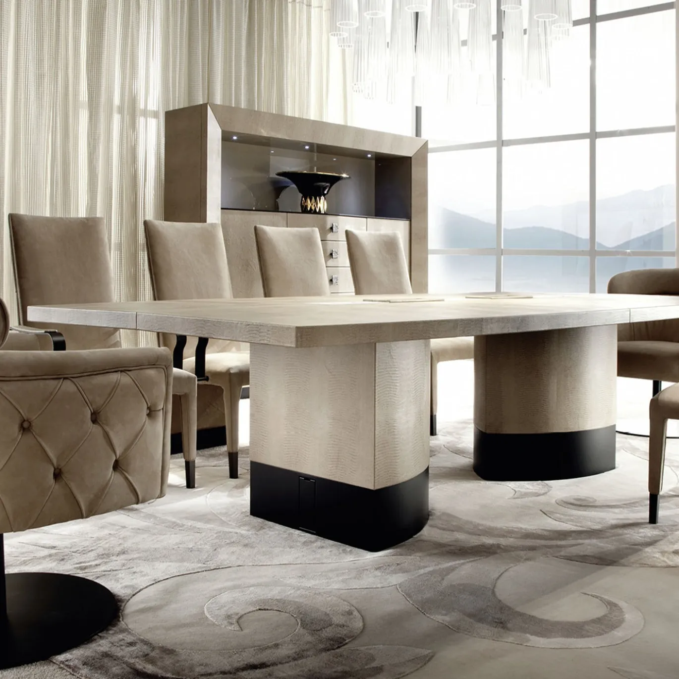 Sedia da ufficio per ospiti Cappuccino Nabuk
