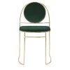Sedia Ducale BZ Oro e Verde