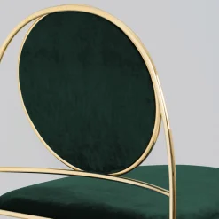 Sedia Ducale BZ Oro e Verde