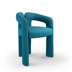 Sedia Dudet Blu Ciano di Patricia Urquiola