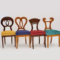 Sedia Eclectica Otto-Karl con finitura noce