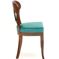 Sedia Eclectica Wilhelmine-Henriette con finitura noce