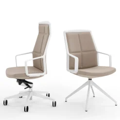 SEDIA ESECUTIVA ADELE BEIGE di ORLANDINIDESIGN
