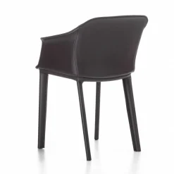 Sedia Eva in Pelle Marrone