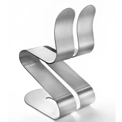 Sedia Fluid Ribbon Silver di Michael D'Amato