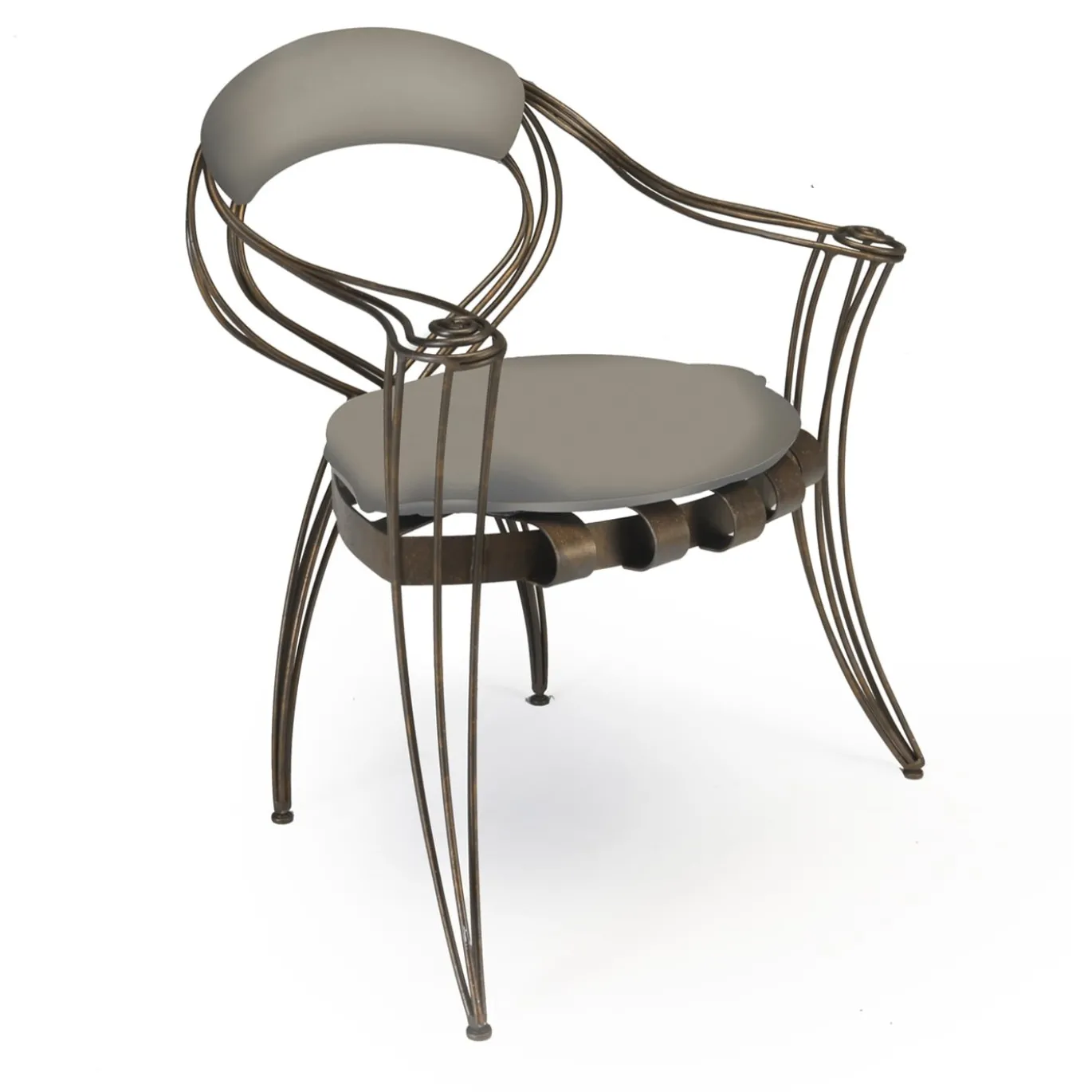 Sedia Garden Bronze di Carlo Rampazzi