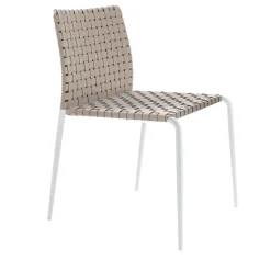 Sedia Gazzella beige intrecciata