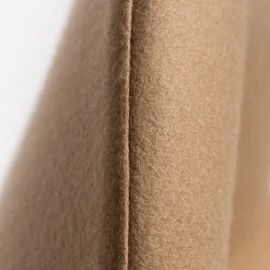 Sedia girevole Bill con rivestimento Loden beige