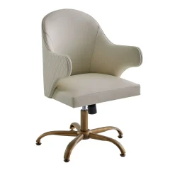 Sedia girevole Soft White