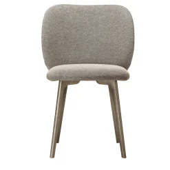 Sedia Hillary in metallo brunito grigio di Richard Hutten