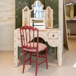 Sedia Imbottita Antoinette in Rosso Antico