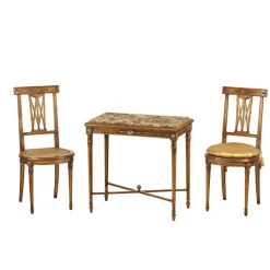 Sedia in faggio stile impero francese