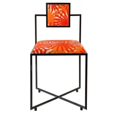 Sedia in ferro Capri Fuochi Arancio