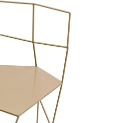 Sedia in ferro colore Cappuccino