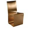 Sedia in ottone con finitura oro Kia