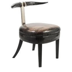 Sedia in pelle Madrid Eel