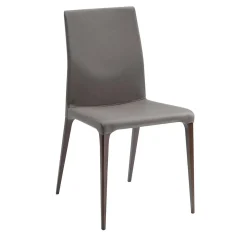 Sedia in pelle Marostica Clay