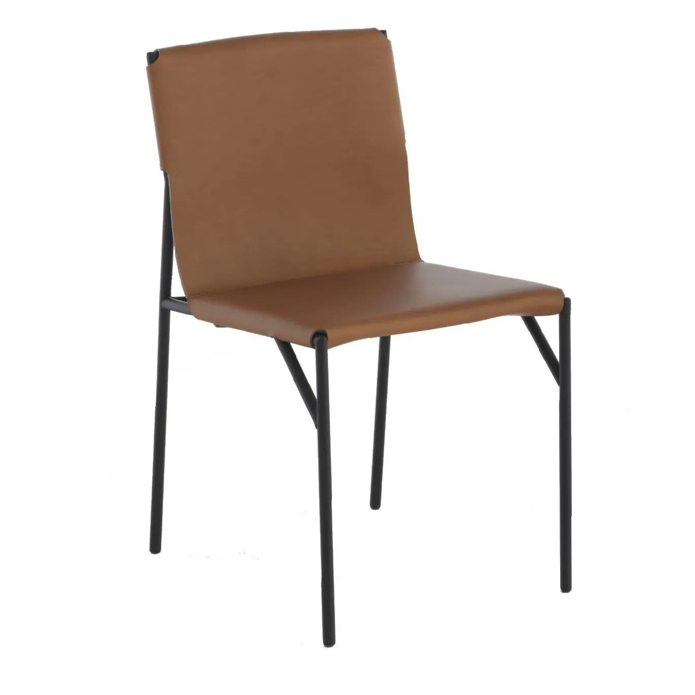 Sedia in pelle naturale Tout Le Jour di Marc Thorpe