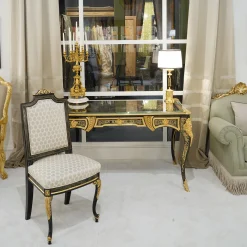 Sedia in stile Boulle