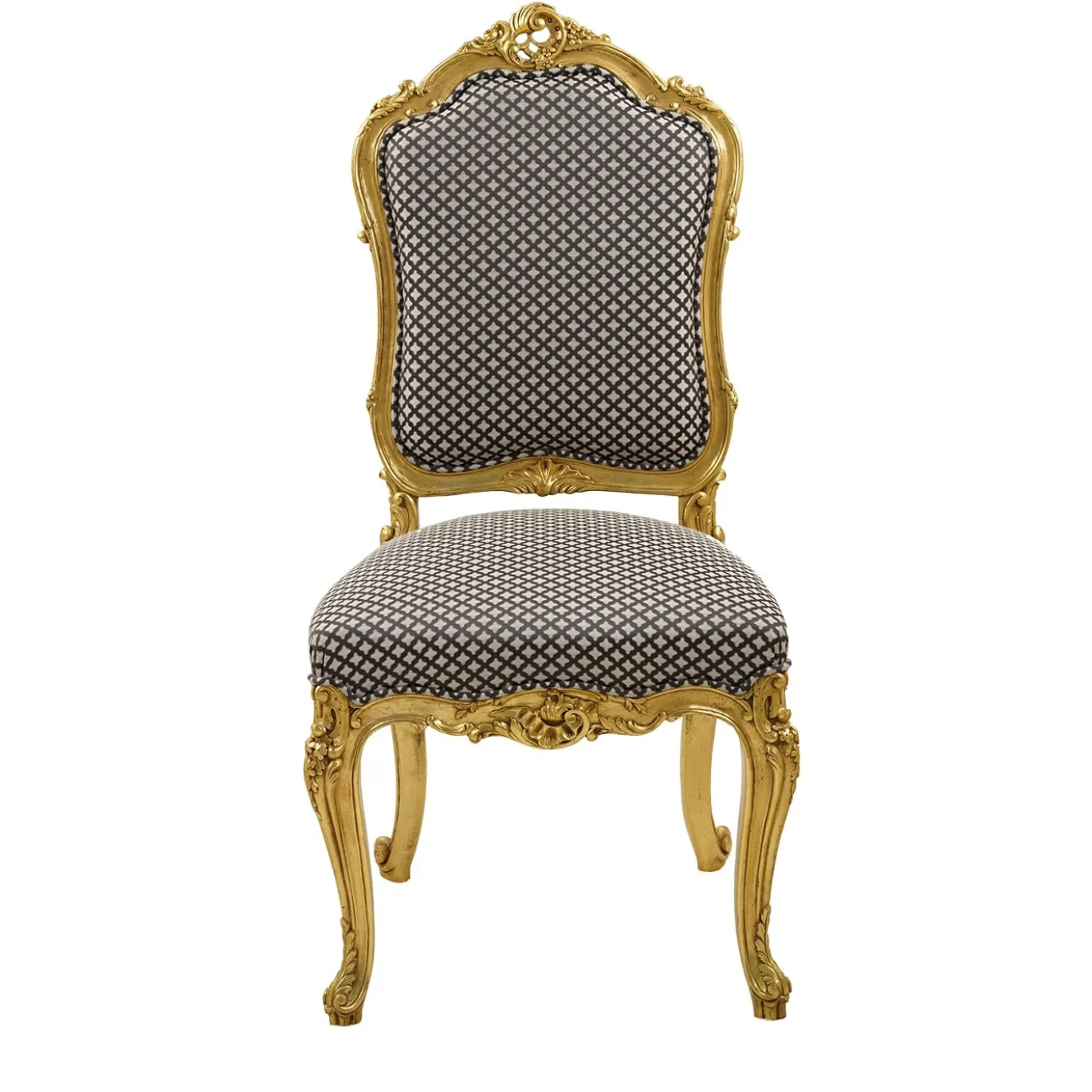 Sedia in Stile Luigi XV Marrone