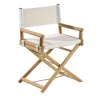 Sedia in teak bianco Director's di Maxim by Carlo Colombo