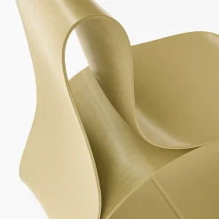 Sedia Interno/Esterno Oro Doppia Curvatura