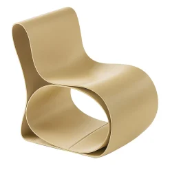Sedia Interno/Esterno Oro Doppia Curvatura