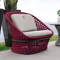Sedia in tessuto per esterni Amaranth Occasional