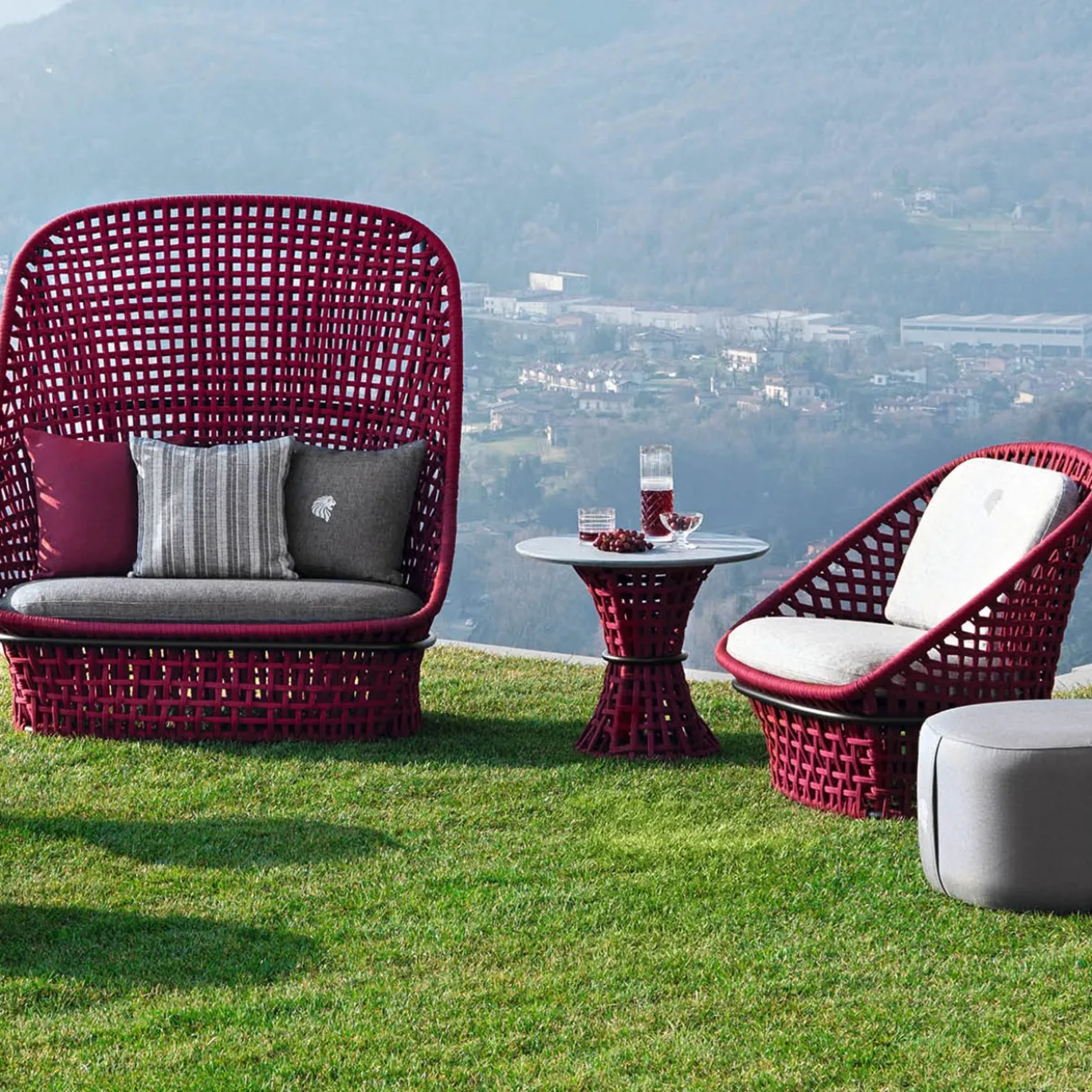 Sedia in tessuto per esterni Amaranth Occasional