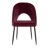 Sedia in velluto viola Pretty Thing