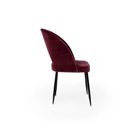 Sedia in velluto viola Pretty Thing