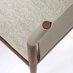 Sedia Ledermann in Pelle Beige